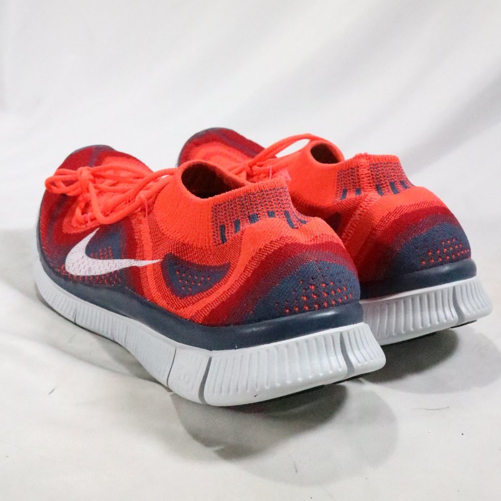 NIKE FREE FLYKNIT+ 'BRIGHT CRIMSON' Running Shoes NEW Sz 12 Men - Picture 7 of 11